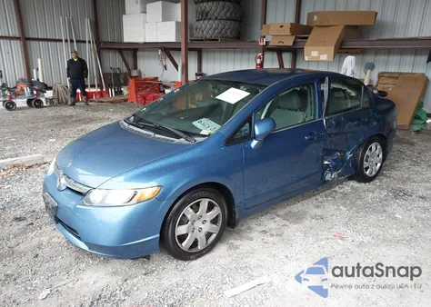 2007 Honda Civic Lx z USA, uszkodzony, nr VIN 1HGFA16557L040584